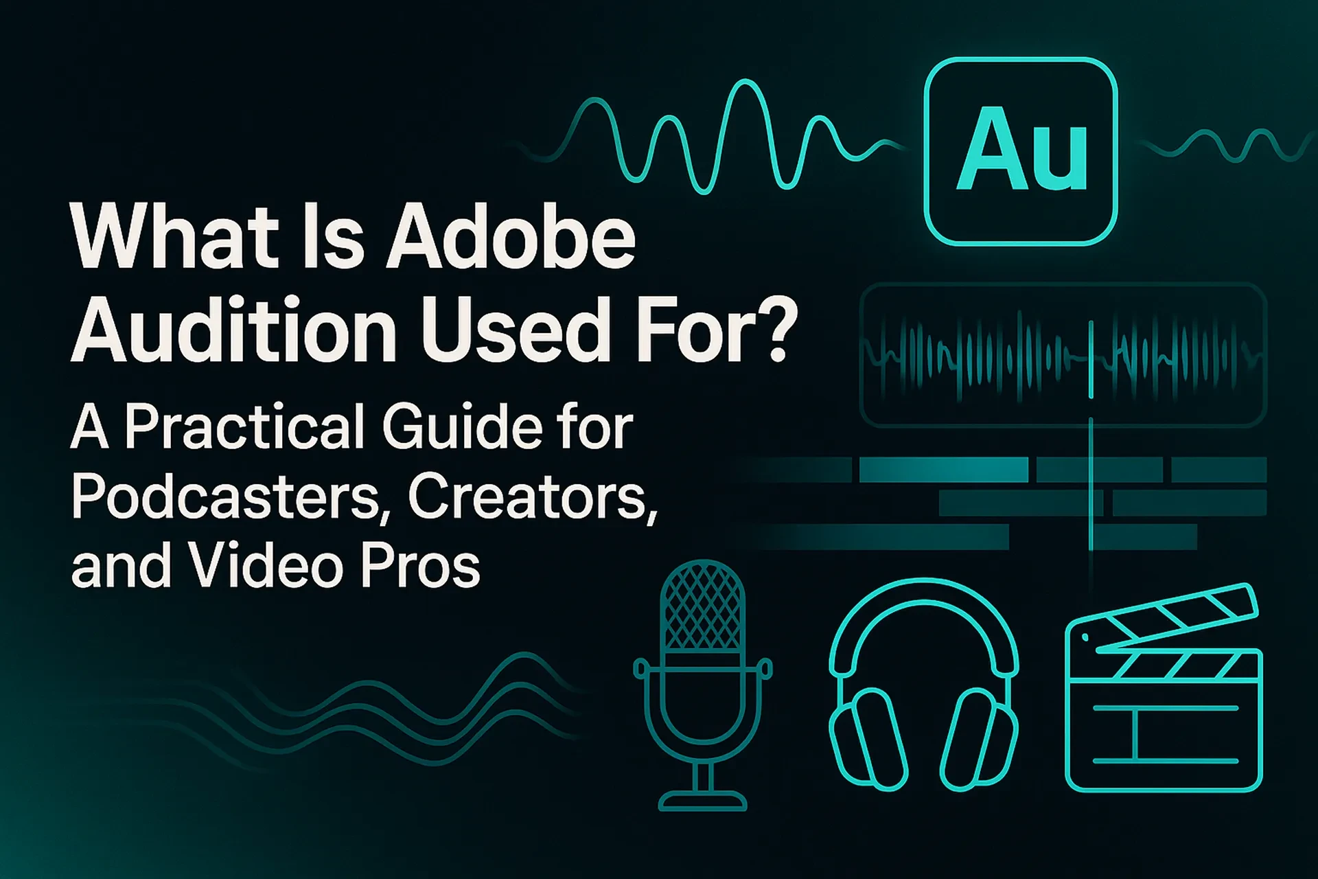 What Is Adobe Audition Used For? A Practical Guide for Podcasters, Creators, and Video Pros