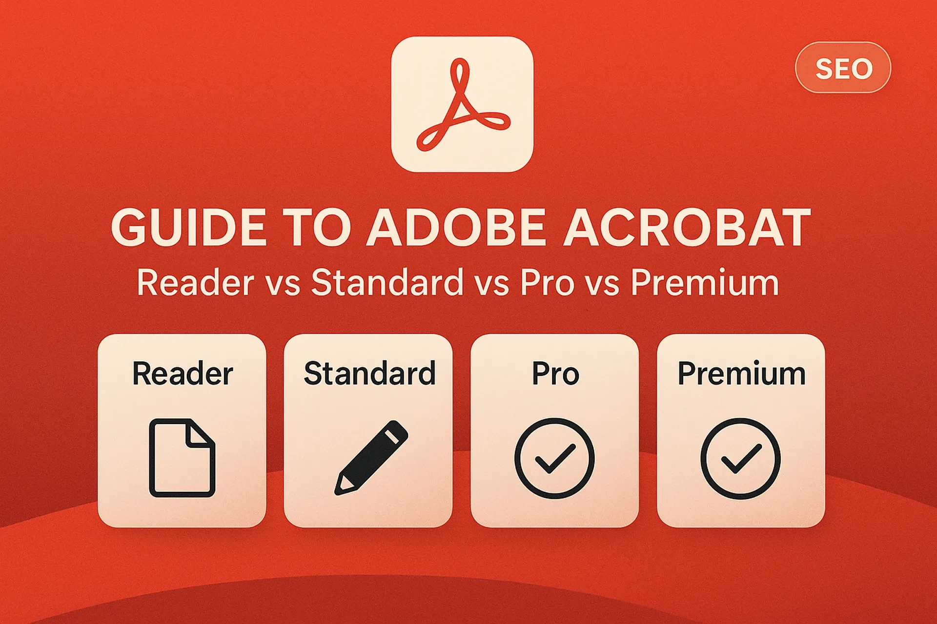 Guide to Adobe Acrobat: Reader vs Standard vs Pro vs Premium